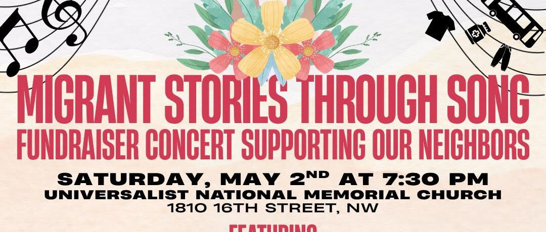 Upcoming Concert Fundraiser – Migrant Stories Through Song